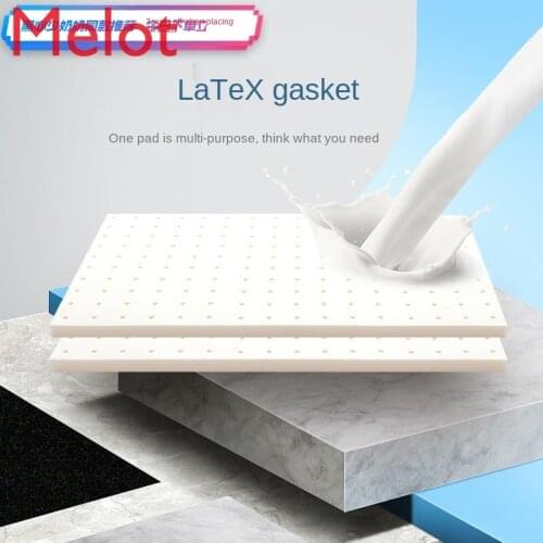 Latex Low Loft Pillow Cervical Spine Neck Support Flat Short Single Student Children Ultra-Thin Adjustable Gasket 2cm Thin