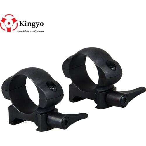 QD Lever Lock 30mm Scope Mount Steel High Profile Weaver Picatinny Rail Quick Release Scope Ring Hunting Accessories 25.4MM