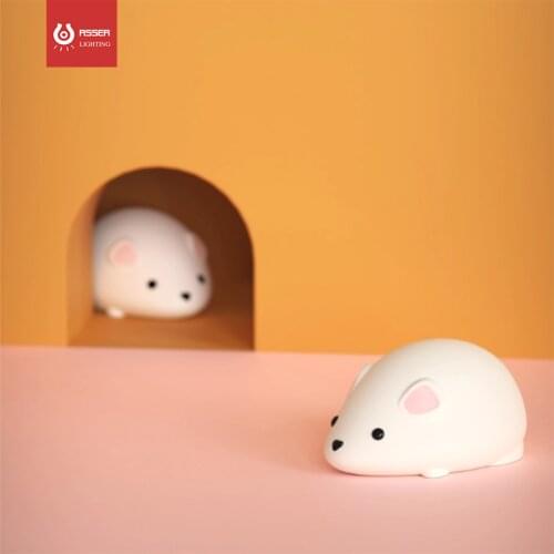 Silicone Baby Mouse Skin-Friendly Portable Children Night Lights