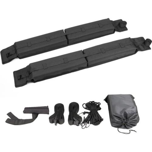 Universal Soft Auto Car Roof Rack Outdoor Rooftop Luggage Carry Load 75kg Baggage Easy Fit Removable 600D Oxford & PVC Roof Rack