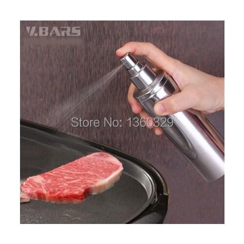 High Quality Stainless Steel Oil Spray for Cooking Sushi Barbecue Cake Baking Fried Dishes Makeups as Cooking Tools Freeshipping