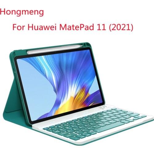 Hongmeng Bluetooth keyboard protective cover with Pen slot Magnetic suction For Huawei MatePad 11 2021 Tablet Case