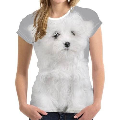 Printing T-shirts for Women Harajuku Product Hot Money Summer Clothes for Women New Product 2022 Oversize Dog Crew Neck