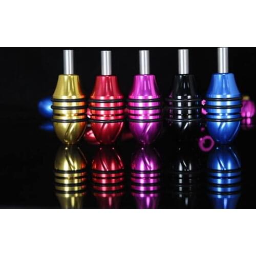 High Quality 5 Colors 1pc Self-lock Grips Olive Tube Tattoo Grips Aluminium Alloy For Tattoo Tips Supplies Tattoo Accessories Fr