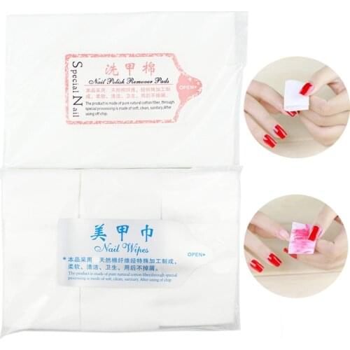 1 Pack Soft & Hard Nail Art Gel Polish Removal Wipe Manicure 540/630pcs Nail Wraps Cotton Pads Tips Nails Art Cleaner Remover