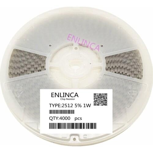 4000pcs 2512 6432 1W 5% 1% smd chip resistor 100 resistors 0.01R-0.91R 0R 1R-10M 0.1R 0.01R 0.05R 0.001R 0.33R R001 R005