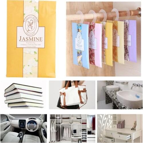 594C Mini Natural Perfume Air Freshener Vanilla Sachets Paper Fragrance Bag Scented