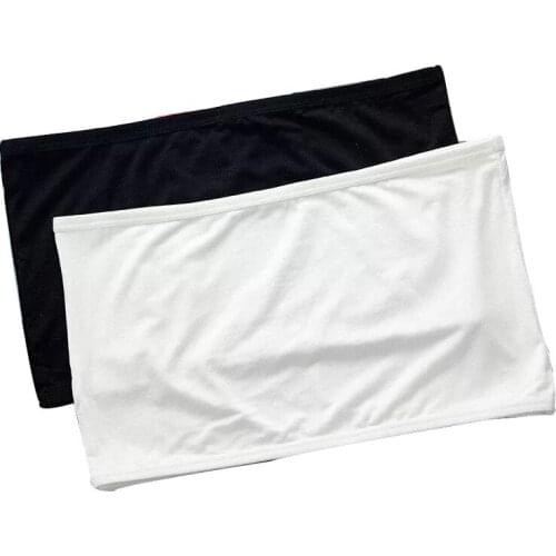 Strapless Bra Bandeau Tube Top Stretchy Seamless Light Wrap Womens Sexy Bottom Underwear