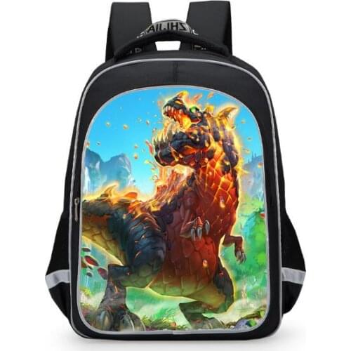 Children Cartoon backpack dinosaur monster fashion Pupils waterproof school bag anime students Orthopedics Rucksack Mochila