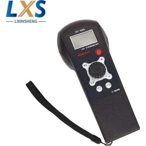 DT325E Stroboscope Meter 60 to 120000 FPM Handheld Digital Stroboscope Tachometer