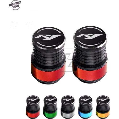 Motorcycle Vehicle Wheel Tire Valve Stem Cap Cover Case for Yamaha R1 YZF-R1 All Year