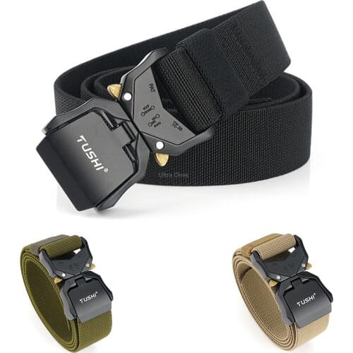 Hunting Training Bellt Shooting Cs Hiking Tactical Military Waist Belt Quick Release Adjustable Army Combat Climbing Belts Men