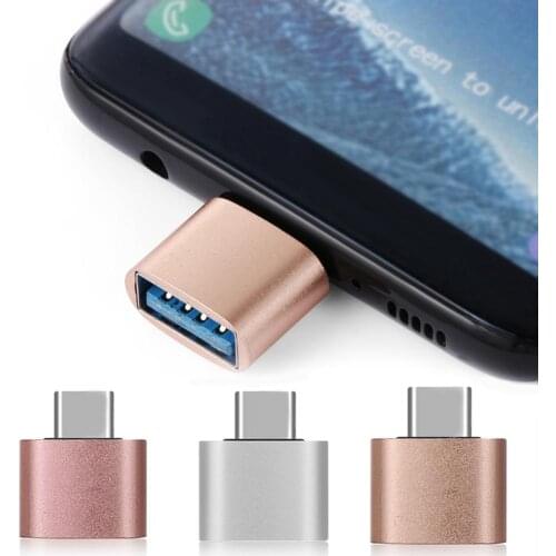 OTG Type-C Portable Type-C Male to Female OTG Converter Adapter For Android Smartphones Adaptador Tipo C Type-C OTG Otg Tipo C