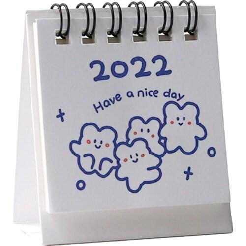 Mini Desk Calendar Desktop Student 2022 Innovative Daily Notepad Home Decor Organizer Office School Supplies Simple Calendar