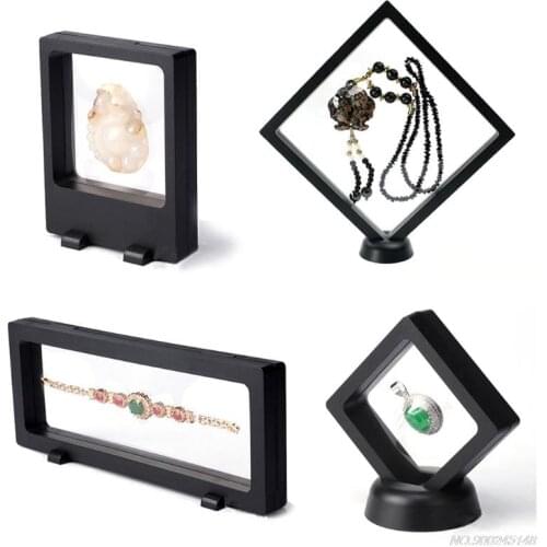 Challenge Coin Display Stand 3D Floating Transparent Phone Case Jewelry Specimen Military Medal Stand Frame Au3 21 Dropship