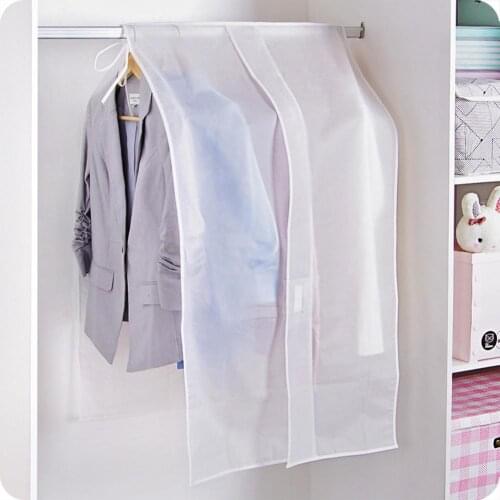 Transparent Clothes Dust Cover Hanging Clothes Bag Organizer Garment Suit Dust Cover For Closet
