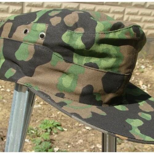 WW2 WWII GERMAN ARMY ELITE PLANE TREE NO3 CAMO REVERSIBLE FIELD CAP HAT Reproduction Military Store