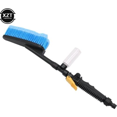 650mm Practical Car Cleaning Brush Tools Window Wash Brush Retractable Long Handle Water Flow Detector Foam Bottle Cleaning