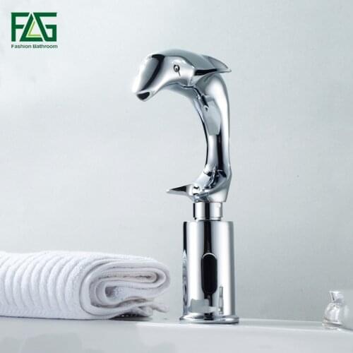 FLG Dolphin Design Automatic Taps Automatic Sensor Faucet Automatic Hand Wash Basin Sensor Tap Faucet