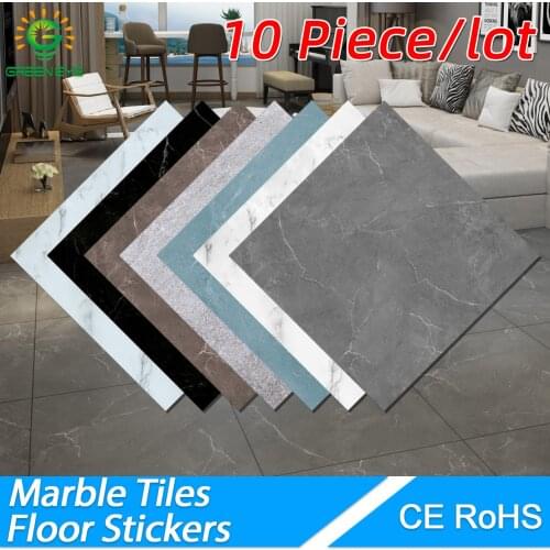 Thick Wall Sticker Self Adhesive Tiles Floor Stickers Marble Bathroom Ground Wallpapers waterproof PVC Bedroom Furniture Room