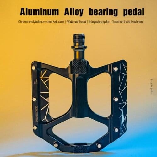 PROMEND Flat Bike Pedals MTB Road 3 Sealed Bearings Bicycle Pedals Mountain Bike Pedals Wide Platform Pedals Accessories Part
