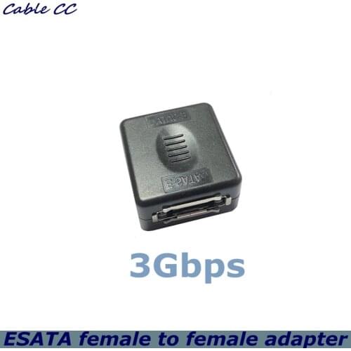 High-speed 3Gbps ESATA Female-to-Female Converter Adapter Supports SATA2 Generation ESATA Optical Drive Hard Disk