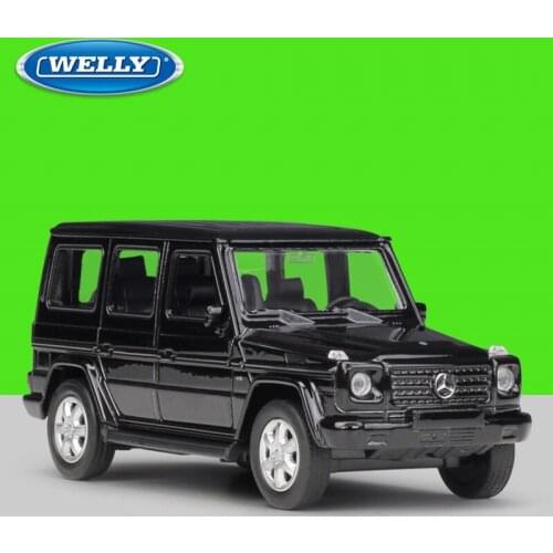 Welly 1:36 Diecast G-Class SUV Sport Car Black High Simulator Alloy Metal Model Car Pull back Vehicle
