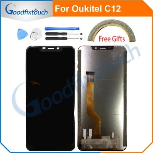 LCD Screen For Oukitel C12 LCD Display+Touch Screen Digitizer Assembly Touch Panel For Oukitel C12 Pro Replacement Parts