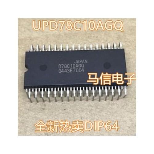 1PCS/LOT D78C10AGQ UPD78C10AGQ DIP-64 New original