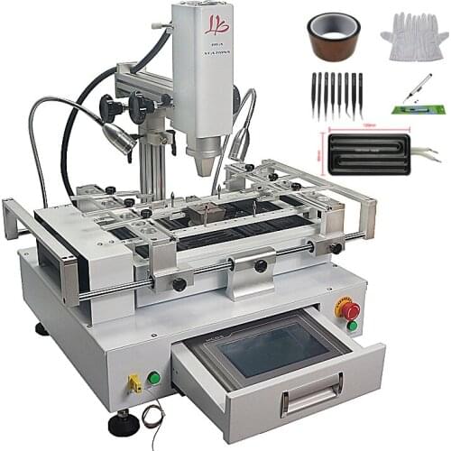 BGA rework station LY R690 V.3 New Version Solder Stations 2700w Hot Air Touch Screen 3 Zones 350X250MM IR Working area
