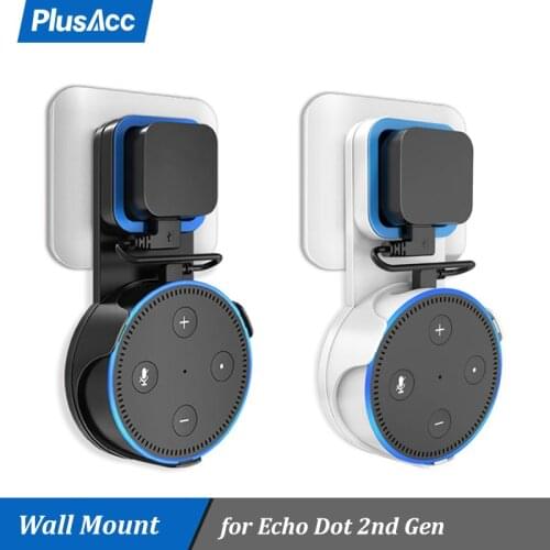 Household Wall Mount For Amazon Echo Dot 2nd Gen With Cable Winder Protective Bracket Hanger Clip Smart Speaker Subwoofer Stand
