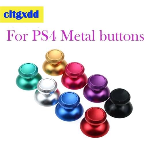 Cltgxdd 60Pairs=120Pcs Metal Joystick Thumbstick Cap for Sony PlayStation 4 Xbox One Controller Colorful