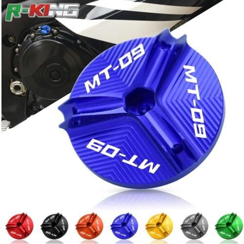 For Yamaha MT-09 2013-2019/MT09 Tracer 2015-2019 MT 09 Motorcycle Engine Oil Cup Cover Oil Filler Drain Plug Sump Nut Cap