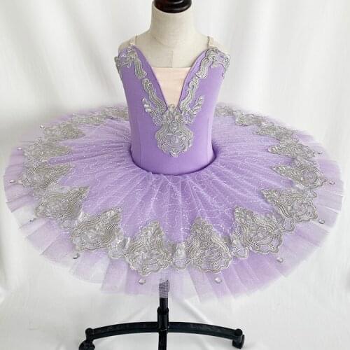 Purple Ballet Tutu Child Kids Girls Adults Pancake Tutu Women Ballet Costume Tutu Ballerina Ballet Ballroom Dance Dress