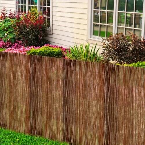 Vegetable Garden Willow Privacy Fences Blinds for Balcony Patio Decor Roll Gardening Border 500X100 CM Yard Privacys Fence