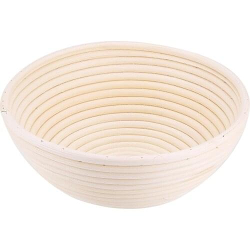 Proofing Basket Without Cloth Liner Handmade Unbleached Natural Cane Banneton Proofing Basket Dough Bread Baking Kit New