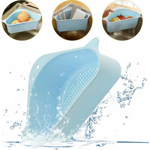Kitchen Self-Standing Drain Sink Leftovers Soup Juice Separated by Garbage Filter Sink Storage Basket Sink Rack Kitchen Tools