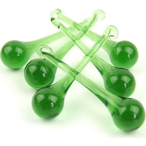 16X60MM/20X80MM Dark Green Raindrops Crystal Chandelier Parts Lamp Glass Hanging Pendants Crystal Beads Curtain Accessories