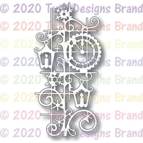 Holiday Grid 2021 Metal Cutting Dies for DIY Scrapbooking and Card Making Decor Embossing Craft No Stamp