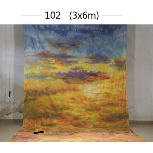 Professional customized Hand Painted muslin PHOTO BACKDROP wedding,100%cotton portrait photography backgrounds for photo studio