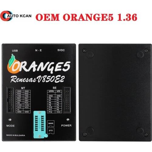 Full Orange5 v1.36 Programmer Diagnostic tool with Full Adapter orange5 ECU programmer Orange 5 car accessories