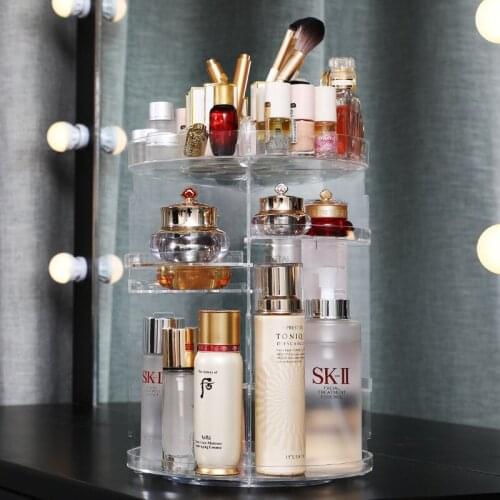 1PCS Large Capacity Jewelry Box Cosmetic Storage Multi-layer Shower Organizer Bathroom Storage