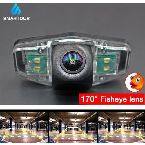 Smartour 170 Degree CCD Fisheye Lens Car Reverse Backup Rear View Camera For Honda Accord Pilot Civic EK FD Odyssey Acura TSX