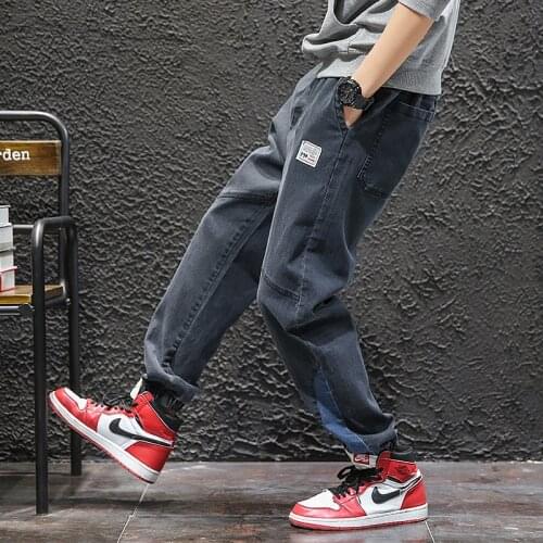 Loose Men Jeans Plus Size M-8XL Trousers Simple Design High Quality Cozy All-match Students Daily Casual Straight Denim Pants