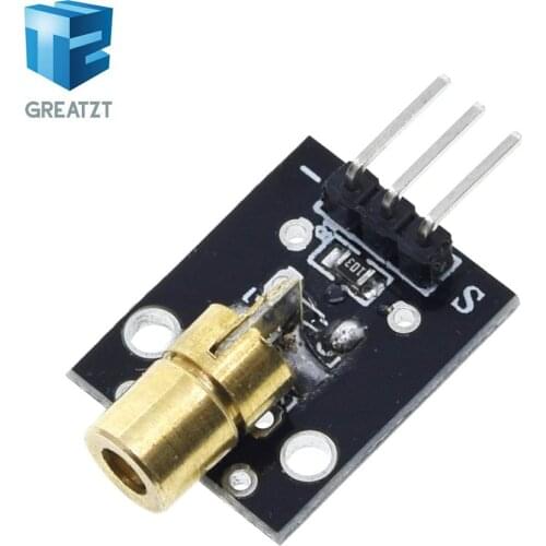 Smart Electronics New KY-008 3pin 650nm Red Laser Transmitter Dot Diode Copper Head Module for AVR PIC DIY