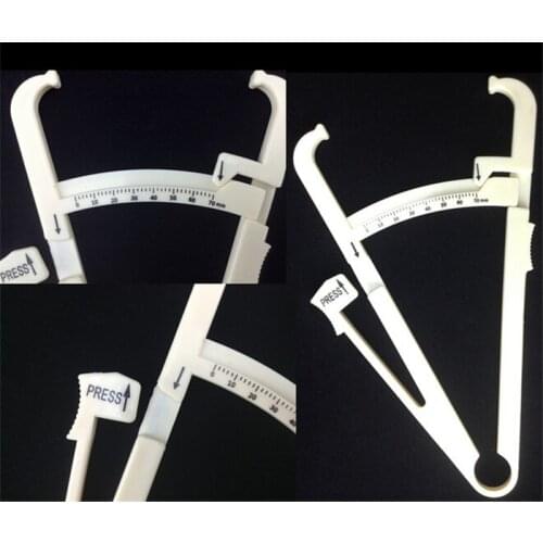 150pcs/lot Body Fat Skinfold Caliper Tester Analyzer Measurement