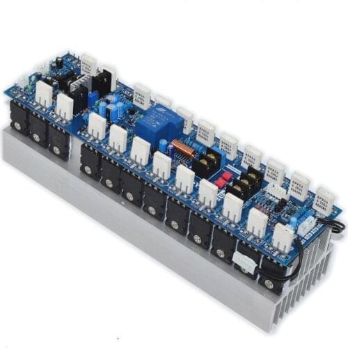 24 PCS C5200 A1943 Tube 1500W High-Power Mono Professional Stage Audio Amplifier Board