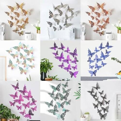 3d butterfly wall stickers wedding adesivo de parede decoration pegatinas home decor modern wallpapers adesivi murali muraux