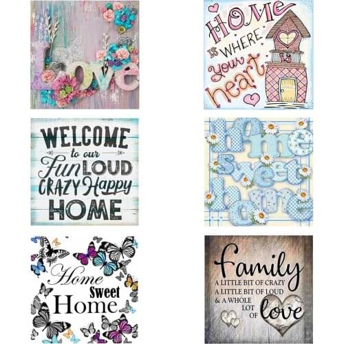 KEXINZU Diamond Painting Full Square/Round Diamond "Alphabet cartoon" Pattern Embroidery Cross Stitch 5D Rhinestone Painting