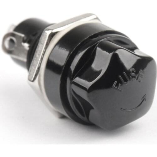 Areyourshop Fuses SCI R3-26 Panel Mount Chassis Fuse Holder For 5x20mm Glass Fuses 10A 250V 4PCS High Quality Holder Fuses